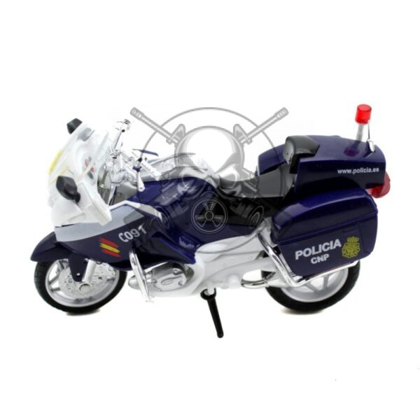 MOTO POLICÍA NACIONAL AZUL-BLANCA