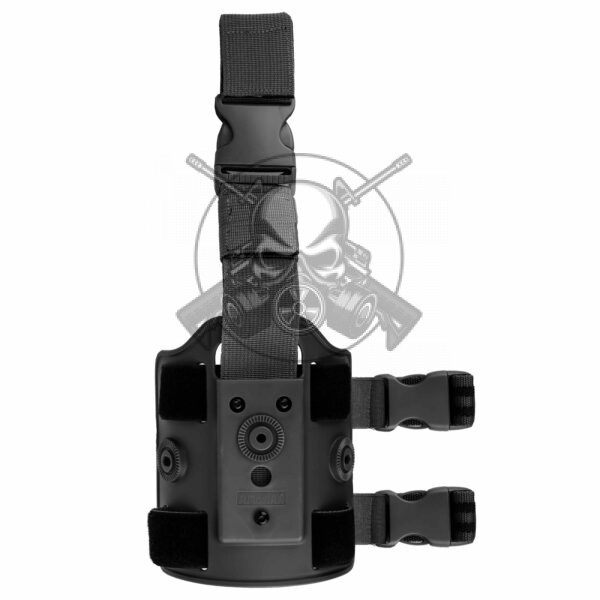 PLATAFORMA PISTOLA PIERNA RIGIDA AMOMAX NEGRA