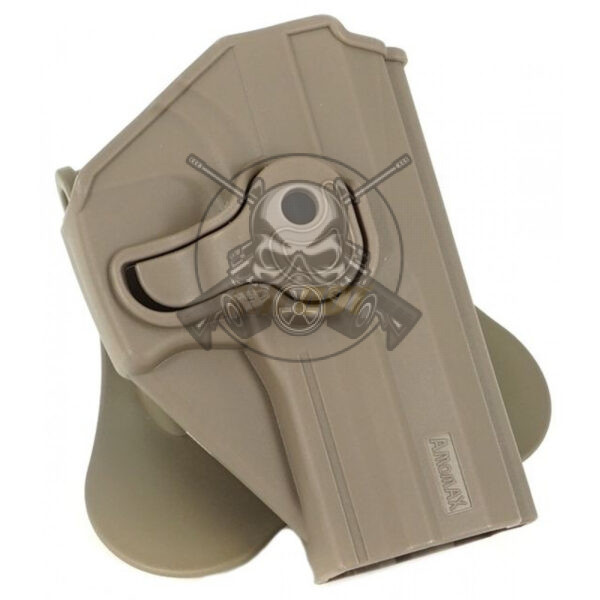 FUNDA PISTOLA RIGIDA AMOMAX USP TAN