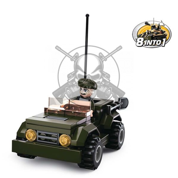MUÑECO ARMY JEEP SLUBAN M38 B0587F