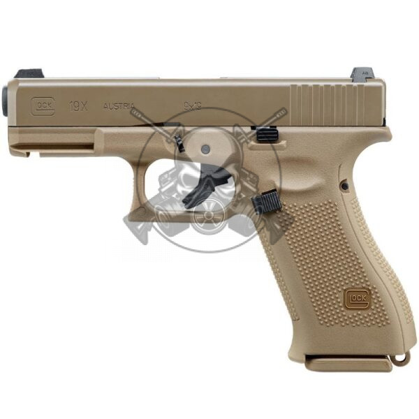 PISTOLA UMAREX GLOCK 19X GAS TAN