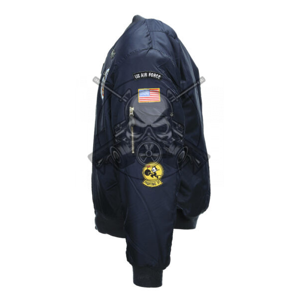 CAZADORA BOMBER PARCHES MARINO - Imagen 3