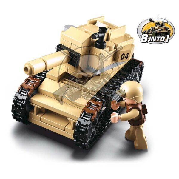MUÑECO ARMY TANQUE TAN