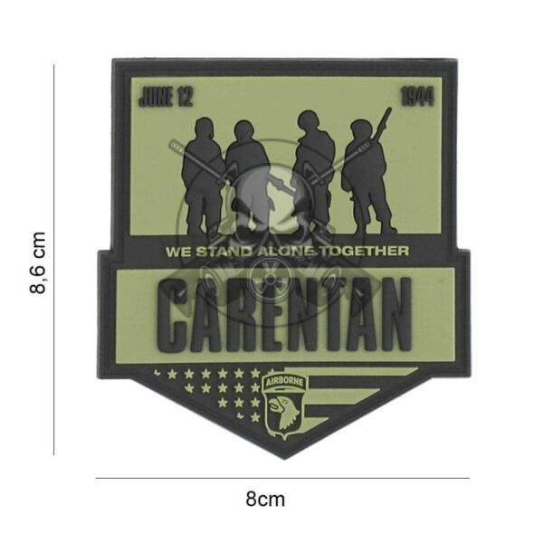 PARCHE PVC 3D SOLDADOS CARENTAN VERDE