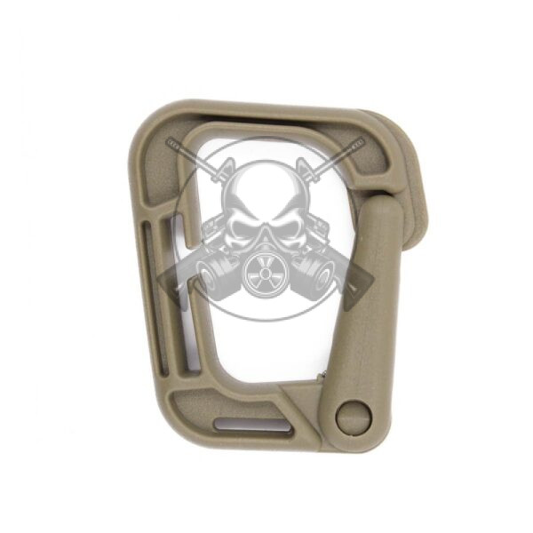 MOSQUETON PVC CUADRADO COYOTE