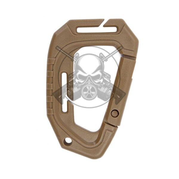 MOSQUETON PVC TACTICO 89MM COYOTE