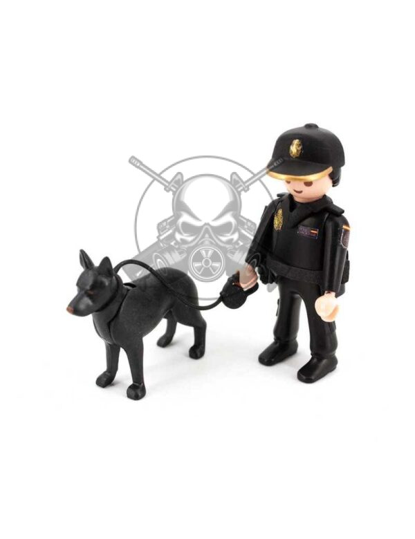MUÑECO CUSTOM POLICIA NACIONAL GUIA CANINO