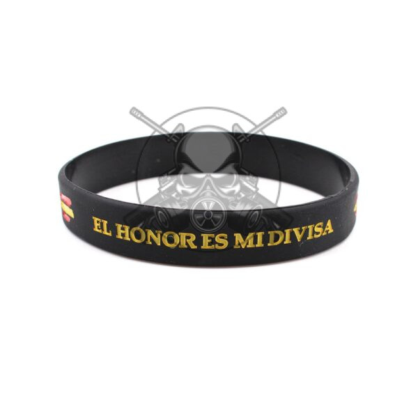 PULSERA GOMA GUARDIA CIVIL NEGRA - Imagen 2
