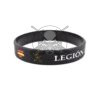 PULSERA GOMA LEGION NEGRA