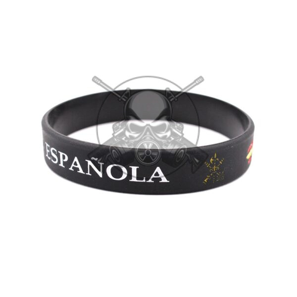 PULSERA GOMA LEGION NEGRA - Imagen 2