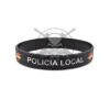 PULSERA GOMA POLICIA LOCAL NEGRA
