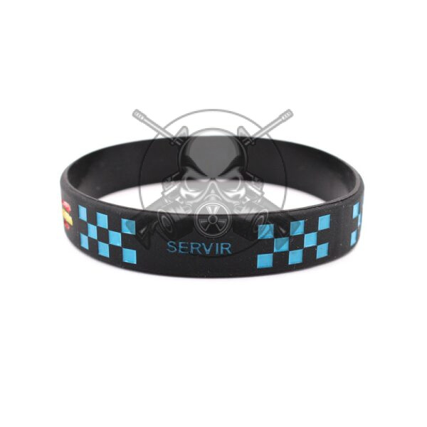 PULSERA GOMA POLICIA LOCAL NEGRA - Imagen 2