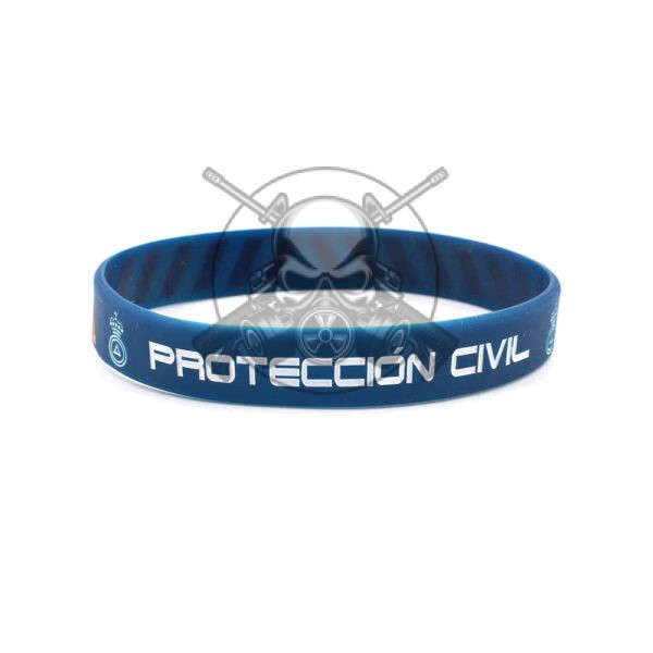 PULSERA GOMA PROTECCIÓN CIVIL