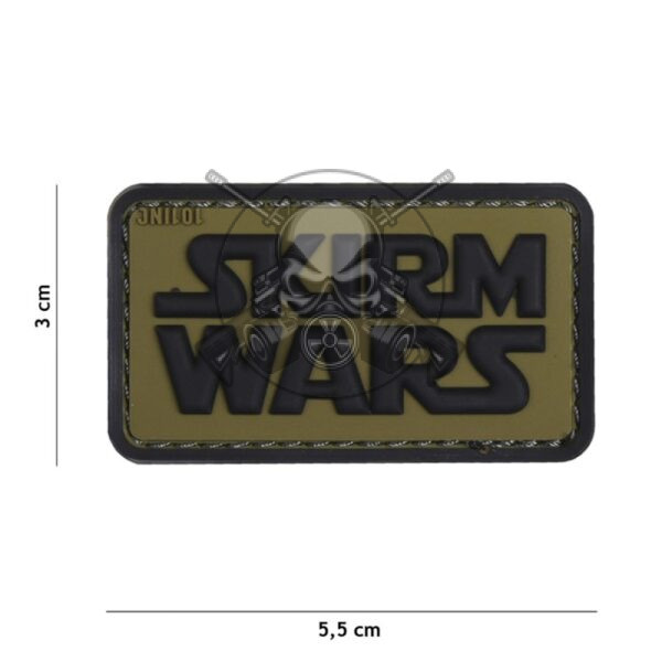 PARCHE PVC 3D SKIRM WARS TAN