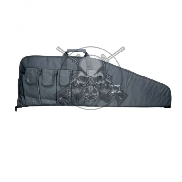 FUNDA FUSIL ASG BOLSILLOS NEGRA