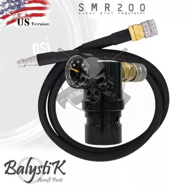 KIT REGULADOR CON LINEA US HPA BALYSTIK NEGRO