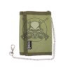CARTERA  NYLON C/CADENA VERDE