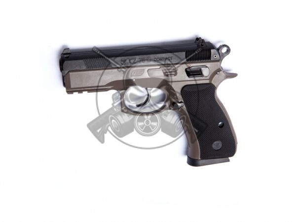 PISTOLA ASG CZ 75D COMPACT SPRING NEGRO-TAN
