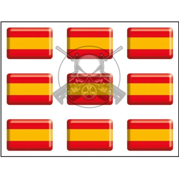 PEGATINA RESINA BLISTER PEQUEÑA ESPAÑA