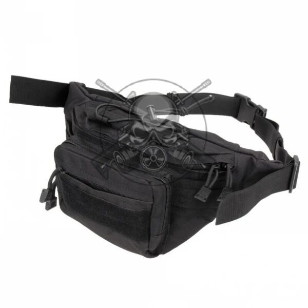 RIÑONERA MOLLE VELCROS GRANDE NEGRA