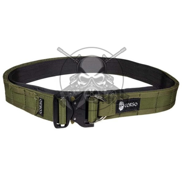 CEÑIDOR TACTICO PRIMERA LINEA HOOK MK2 VERDE