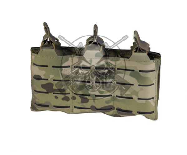 FUNDA CARGADOR FUSIL TRIPLE MK1 LASER MULTICAM