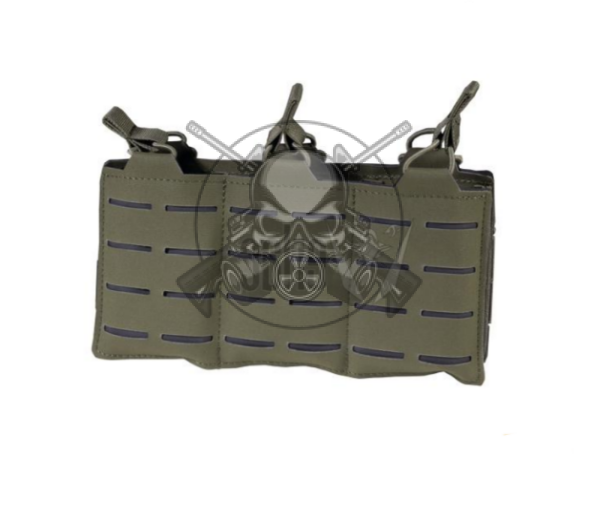 FUNDA CARGADOR FUSIL TRIPLE MK1 LASER VERDE