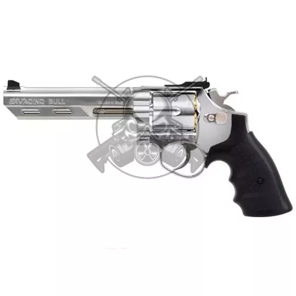 REVOLVER HFC 6" GAS PLATA