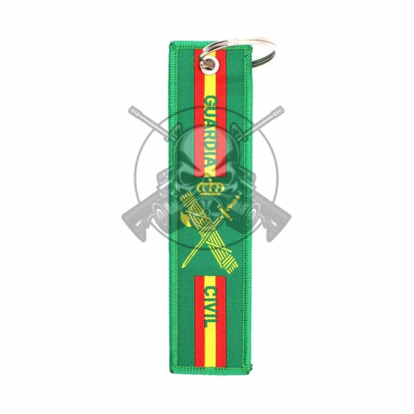 LLAVERO CINTA RECTANGULAR GUARDIA CIVIL