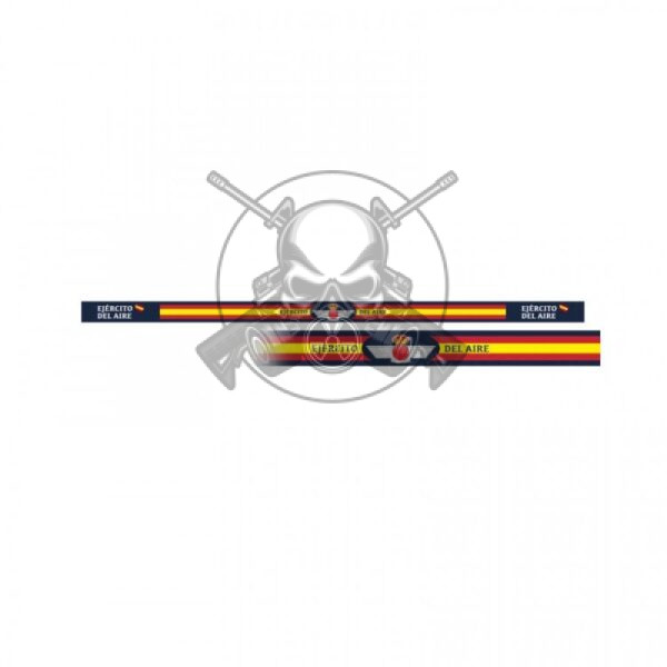 PULSERA CINTA BANDERA ESPAÑA 6PCS EJÉRCITO AIRE