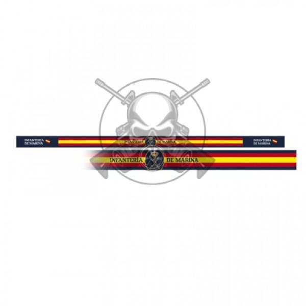 PULSERA CINTA BANDERA ESPAÑA 6PCS INFANTERÍA DE MARINA