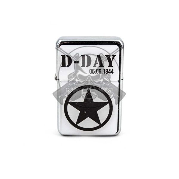 MECHERO ESTILO ZIPPO D-DAY ESTRELLA