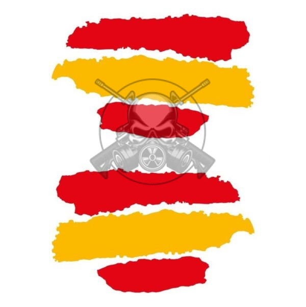 PEGATINA PLANA MED. 2PCS TRAZOS ESPAÑA