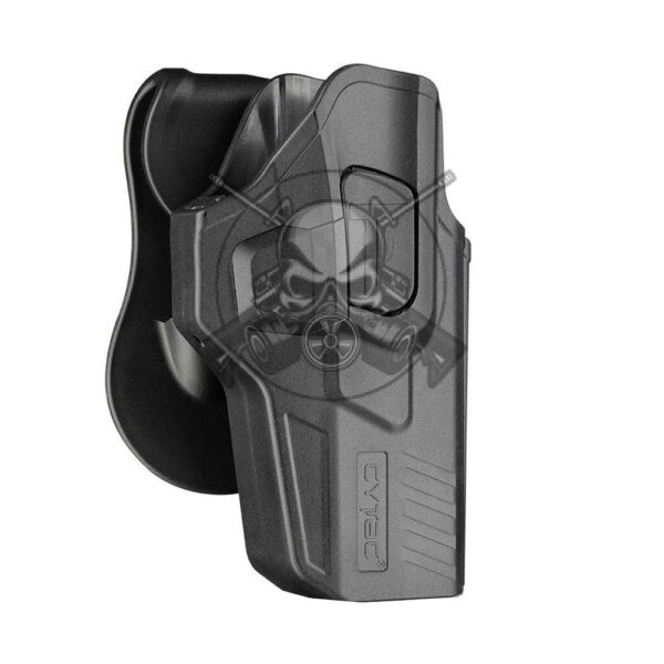 FUNDA PISTOLA RIGIDA CYTAC GEN.4 GLOCK 17/22/31NEGRA