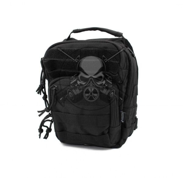 BANDOLERA MOCHILA TACTICA MOLLE NEGRA