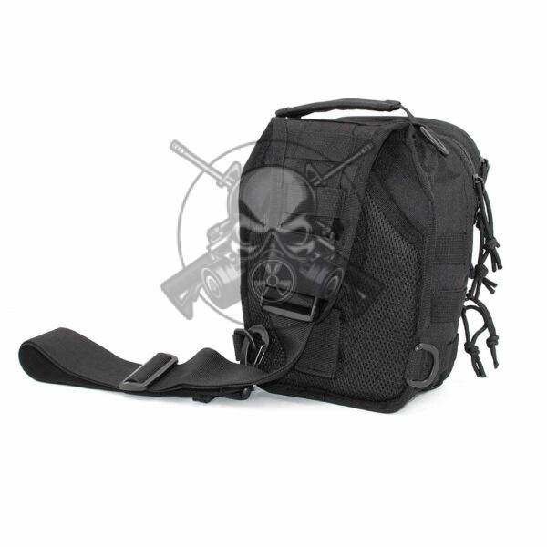 BANDOLERA MOCHILA TACTICA MOLLE NEGRA - Imagen 2