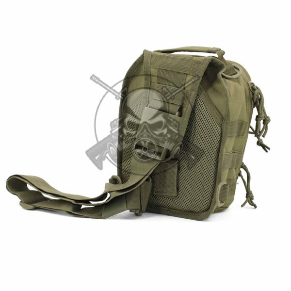 BANDOLERA MOCHILA TACTICA MOLLE VERDE - Imagen 2