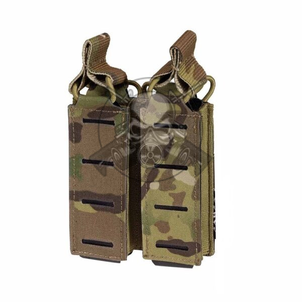 FUNDA CARGADOR PISTOLA MK1 LASER DOBLE MULTICAM
