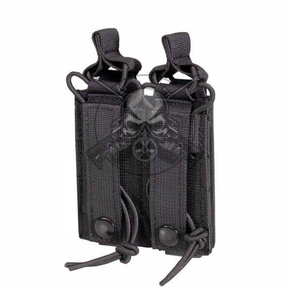 FUNDA CARGADOR PISTOLA MK1 LASER DOBLE NEGRO - Imagen 2