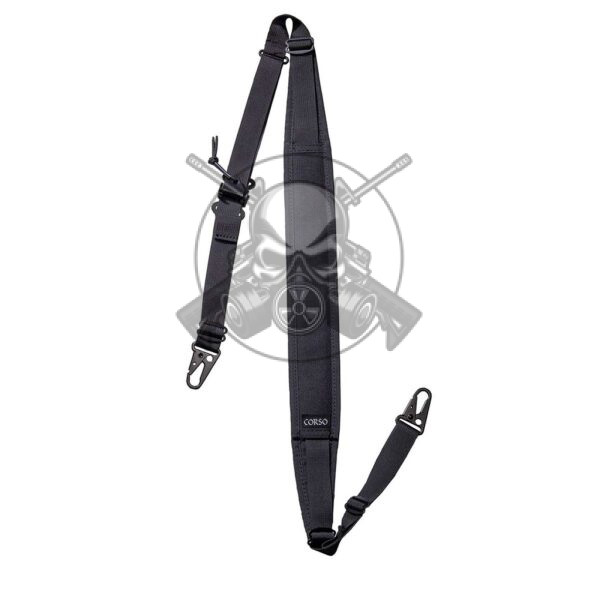 CORREA FUSIL CROSSBONES NEGRA