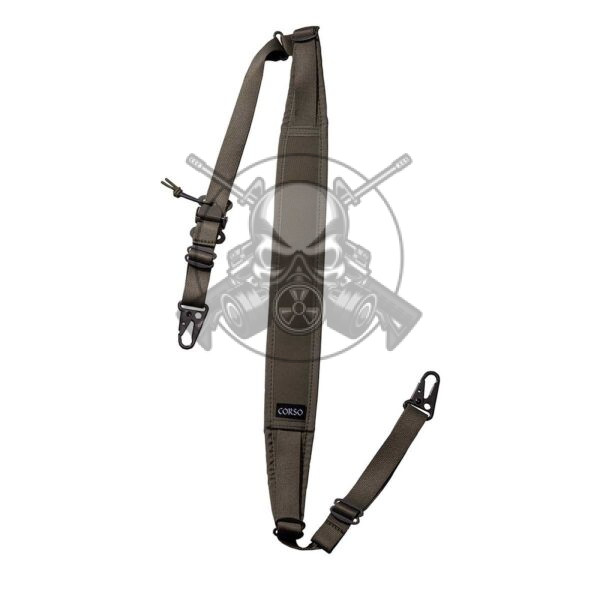 CORREA FUSIL CROSSBONES VERDE