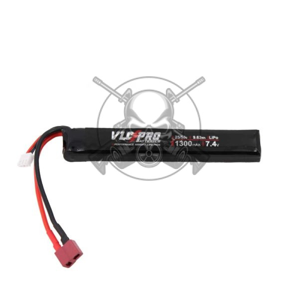 BATERIA VLC PRO LIPO 7.4V 1300MAH 25C/50C T-DEAN