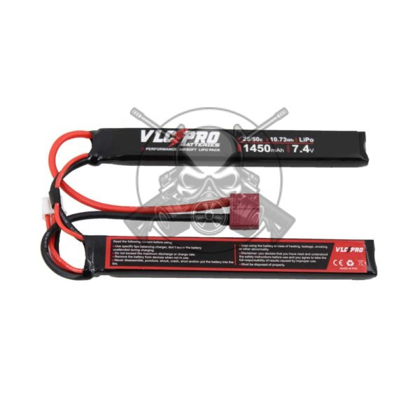 BATERIA VLC PRO LIPO 7.4V 1450MAH 25C/50C T-DEAN
