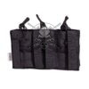 FUNDA CARGADOR M4 TRIPLE DAGGER MOLLE NEGRA - Imagen 2