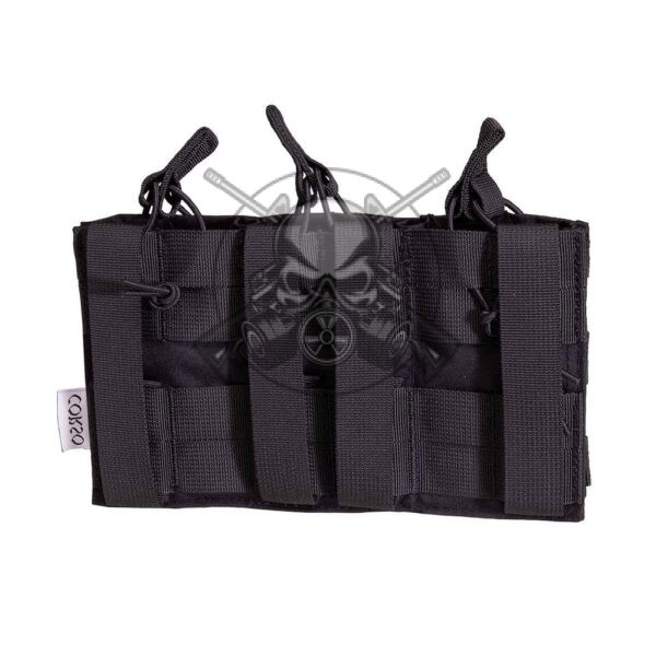FUNDA CARGADOR M4 TRIPLE DAGGER MOLLE NEGRA - Imagen 2