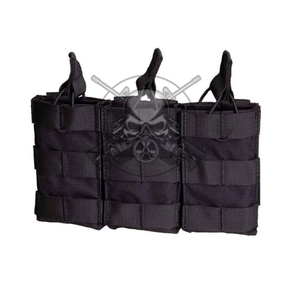 FUNDA CARGADOR M4 TRIPLE DAGGER MOLLE NEGRA