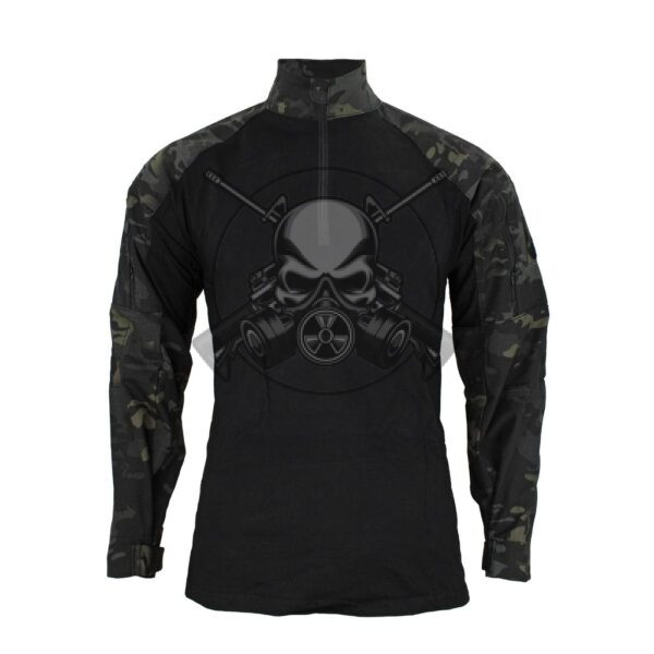 CAMISETA TACTICA BLACKBEARD MULTICAM BLACK