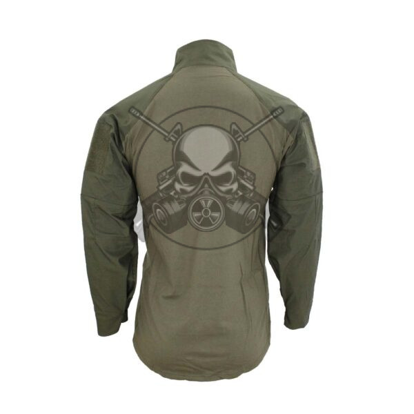 CAMISETA TACTICA BLACKBEARD VERDE - Imagen 2