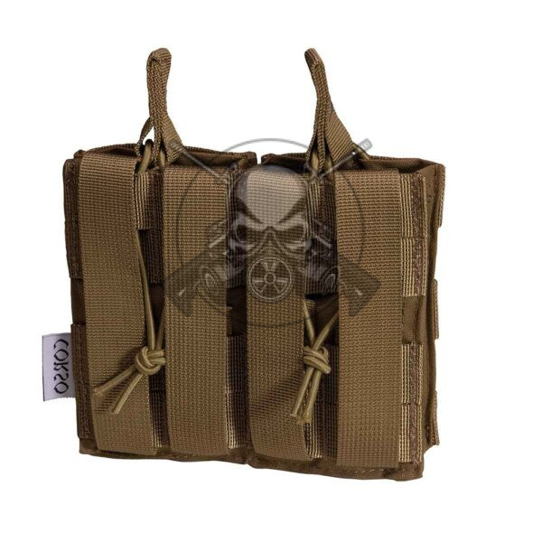 FUNDA CARGADOR M4 DOBLE MOLLE COYOTE - Imagen 2