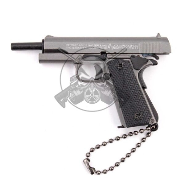 LLAVERO PISTOLA 1911 GRIS - Imagen 2
